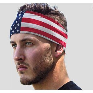 E Tronic Edge Non Slip Quick  USA Headband Sports Workout Sports Men Women GR51
